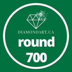 Round Diamonds DMC 700 - 899-500 diamonds (3 grams)-700-DiamondArt.ca