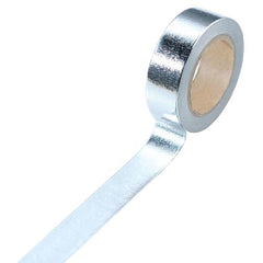 Silver Foil Washi Tape (1 Roll)-1 Roll-DiamondArt.ca