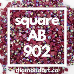 Square AB Diamonds (500 Diamonds)-500 diamonds (3 grams)-902-DiamondArt.ca