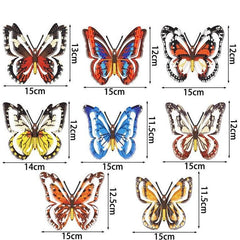 3D Butterfly Stickers-Round-DiamondArt.ca