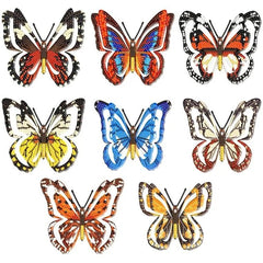 3D Butterfly Stickers-Round-DiamondArt.ca