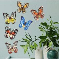3D Butterfly Stickers-Round-DiamondArt.ca