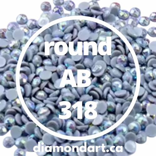 Round AB Diamonds (400 Diamonds)-500 diamonds (3 grams)-318-DiamondArt.ca