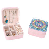 Aqua Mandala Jewelry Box-Special-DiamondArt.ca