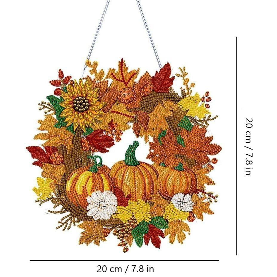 Autumn Harvest Wreath-Special-DiamondArt.ca