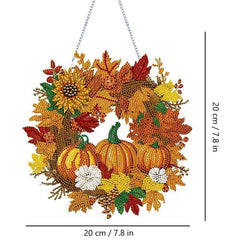 Autumn Harvest Wreath-Special-DiamondArt.ca