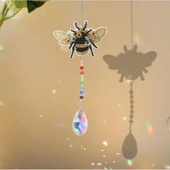 Bee Suncatcher-Bee-DiamondArt.ca