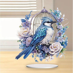 Blue Jay Tabletop Decoration-Special-DiamondArt.ca