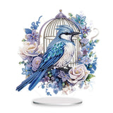 Blue Jay Tabletop Decoration-Special-DiamondArt.ca