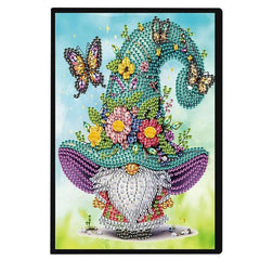 Butterfly Buddy Gnome Notebook-Special-DiamondArt.ca