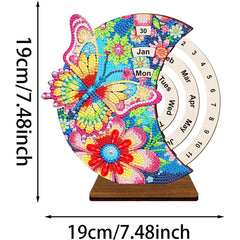 Butterfly Bliss Perpetual Calendar-Special-DiamondArt.ca