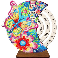 Butterfly Bliss Perpetual Calendar-Special-DiamondArt.ca