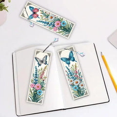 Butterfly Garden Acrylic Bookmark Set-Special-DiamondArt.ca