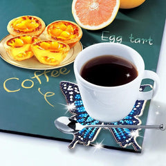 Butterfly Coaster Set (10 pieces)-Special-DiamondArt.ca
