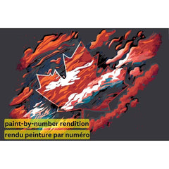 PAINT-BY-NUMBER Canada by Wumples-35x50cm-Paint-by-Number-DiamondArt.ca