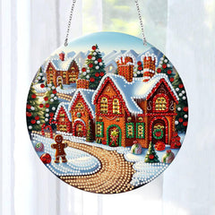 Candy Cane Lane Wall Hanging-Candy Cane Lane-DiamondArt.ca