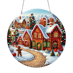 Candy Cane Lane Wall Hanging-Candy Cane Lane-DiamondArt.ca