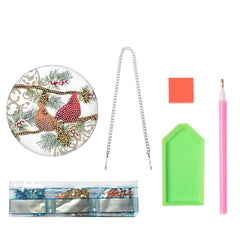 Winter Cardinals Decorative Wall Hanging-Special-DiamondArt.ca