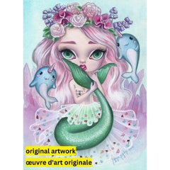 Cecily by Simona Candini-40x55cm-Round-DiamondArt.ca