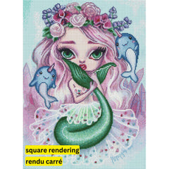 Cecily by Simona Candini-40x55cm-Round-DiamondArt.ca