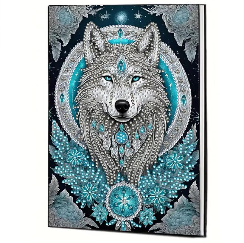 Celestial Wolf Notebook-Special-DiamondArt.ca