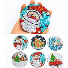 Christmas Time Coaster Set (6 pieces)-Special-DiamondArt.ca