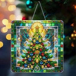 Radiant Christmas Tree Wall Hanging-Special-DiamondArt.ca