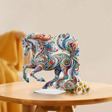 Colourful Horse Tabletop Decoration-Colourful Horse-DiamondArt.ca