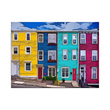 Maisons colorées Jellybean