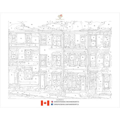 PAINT-BY-NUMBER Colourful Jellybean Houses-35x45cm-Paint-by-Number-DiamondArt.ca