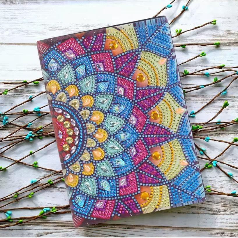 Colourful Mandala Notebook-Special-DiamondArt.ca