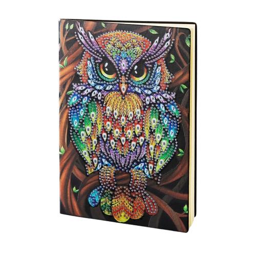 Colourful Owl Notebook-Special-DiamondArt.ca