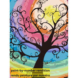 PAINT-BY-NUMBER Colourful Tree-35x45cm-Paint-by-Number-DiamondArt.ca