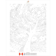 PAINT-BY-NUMBER Colourful Tree-35x45cm-Paint-by-Number-DiamondArt.ca