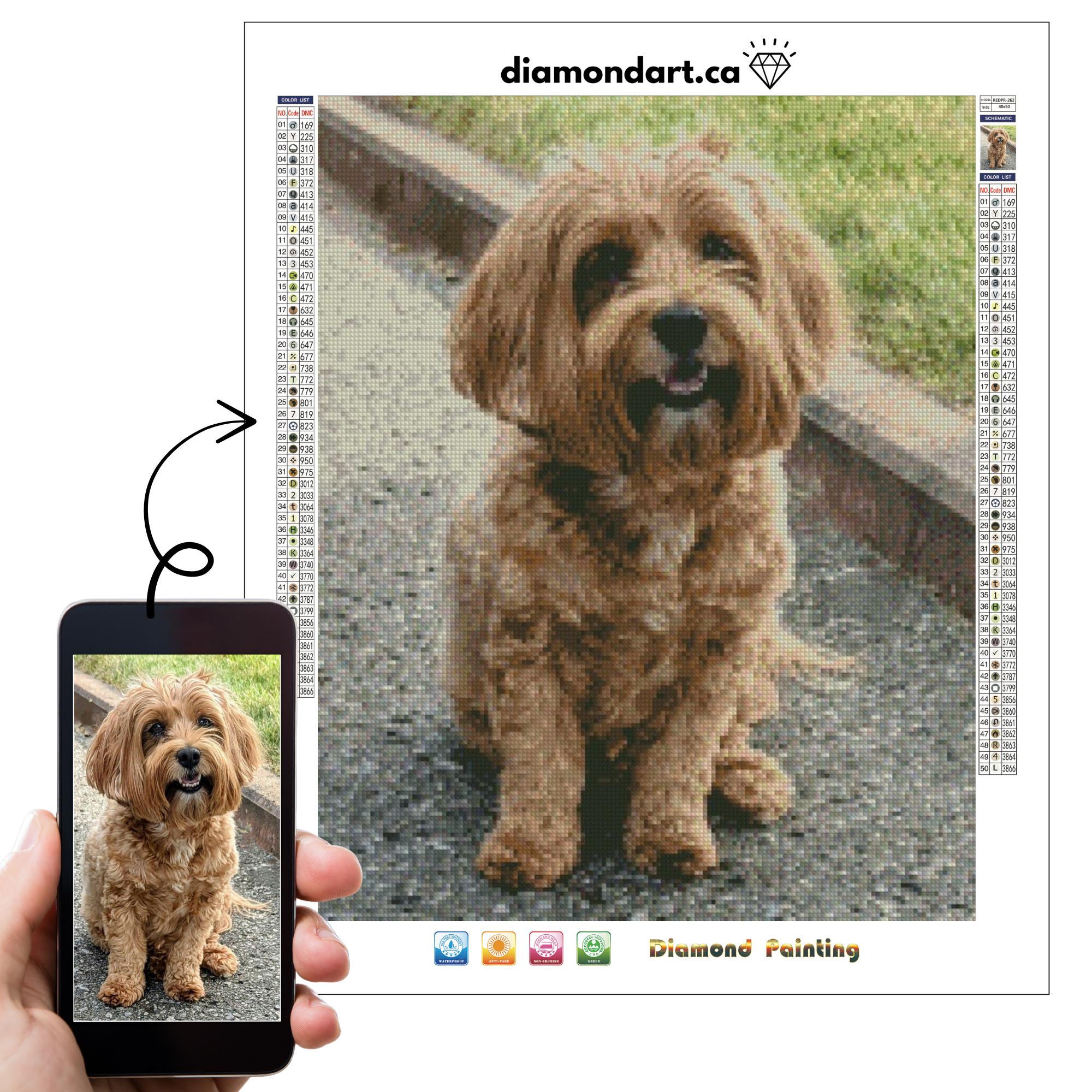 Premium Custom Diamond Painting Kit - WILL NOT ARRIVE BEFORE CHRISTMAS-30 x 30 cm-Round-DiamondArt.ca