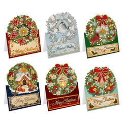 Deck the Halls Pop-Up Christmas Card Set (6 Pack)-Special-DiamondArt.ca