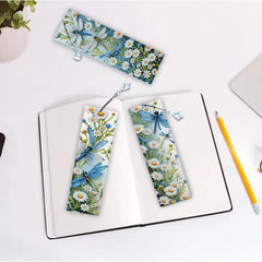 Dragonfly Daisies Acrylic Bookmark Set-Special-DiamondArt.ca
