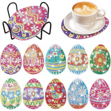 Easter Eggs Coaster Set (10 pieces)-Special-DiamondArt.ca
