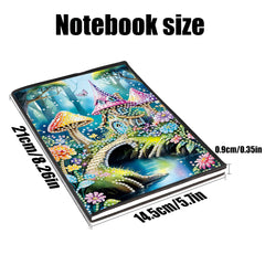 Fairyland Mushroom Village Notebook-Special-DiamondArt.ca