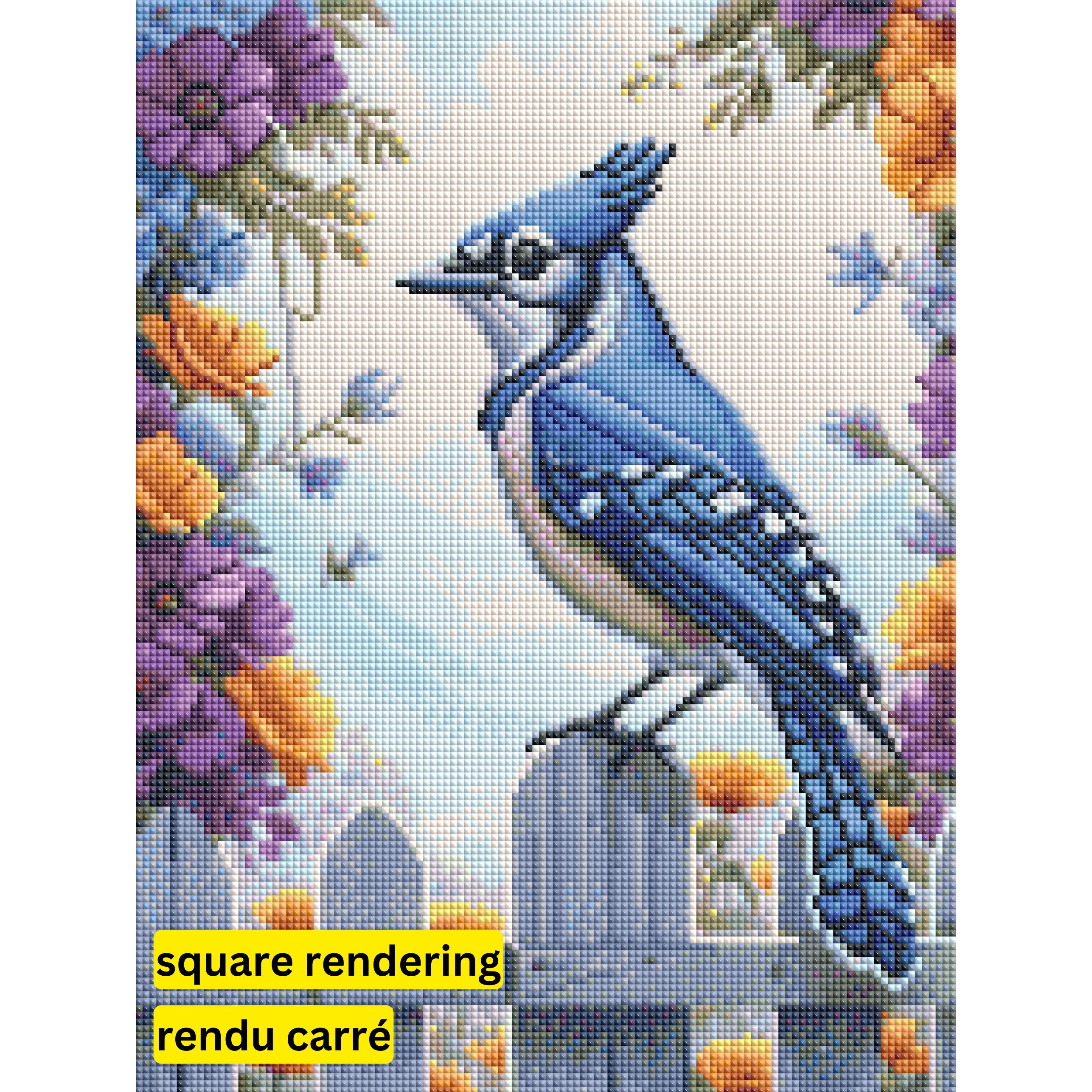 Fencepost Guardian by Tommy Clay-30x40cm-Round-DiamondArt.ca