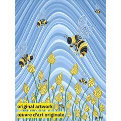 Flight of the Bumblebees by Robbie Craig-30x40cm-Round-DiamondArt.ca