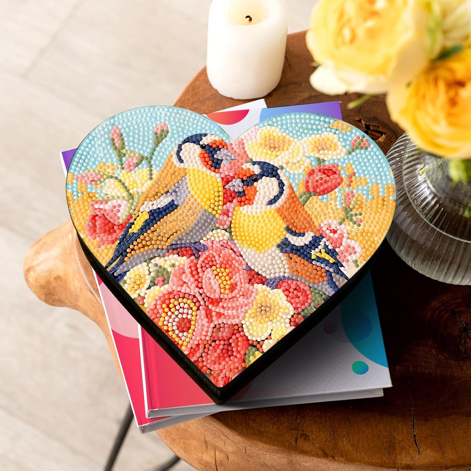 Garden Songbirds Keepsake Box-Special-DiamondArt.ca