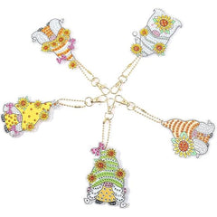 Garden Gnomes Key Chain Kit-Special-DiamondArt.ca