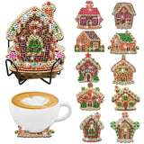 Gingerbread Houses Coaster Set (10 pièces)