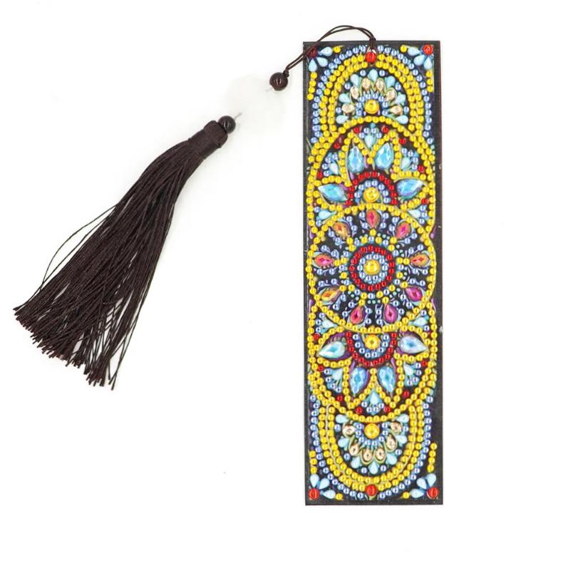 Golden Mandala Bookmark-Special-DiamondArt.ca