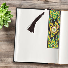 Green Mandala Bookmark-Special-DiamondArt.ca