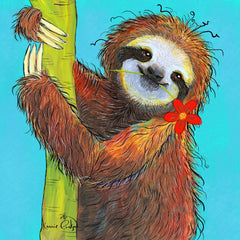 Hanging Around by Karrie Evenson-30x30cm-Round-DiamondArt.ca