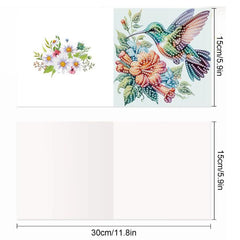 Hello, Hummingbirds Greeting Cards (6 Pack)-Special-DiamondArt.ca