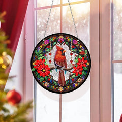 Holiday Cardinals Wall Hanging Set (3 Pieces)-Special-DiamondArt.ca