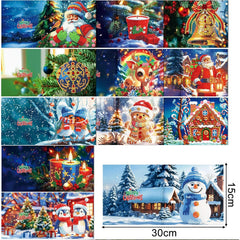 Holiday Magic Christmas Card Set (12 Pack)-Special-DiamondArt.ca